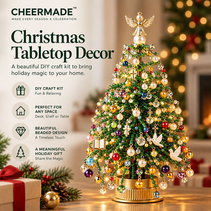 🎄 CheerMade Christmas DIY Tree Kit — Family Activity & Reusable Holiday Decoration
