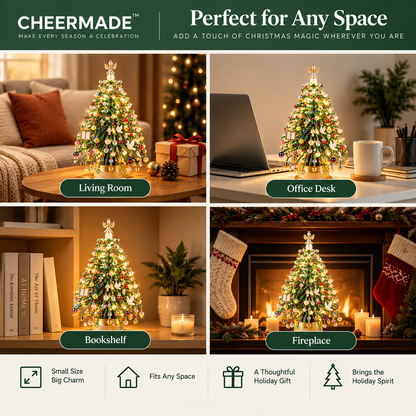 🎄 CheerMade Christmas DIY Tree Kit — Family Activity & Reusable Holiday Decoration