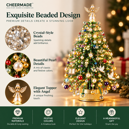 🎄 CheerMade Christmas DIY Tree Kit — Family Activity & Reusable Holiday Decoration